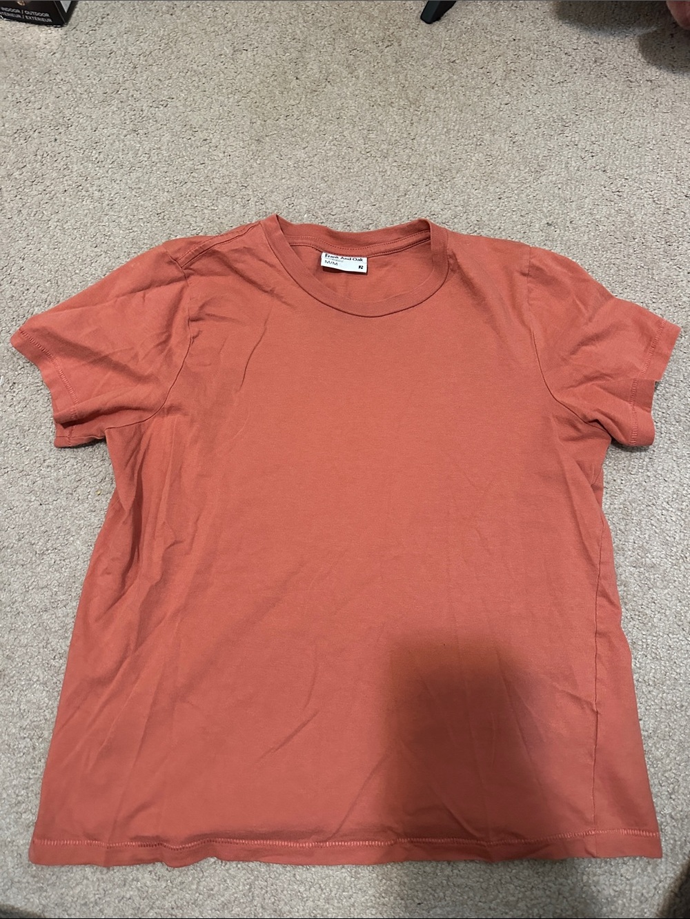 Classic Crewneck Tee - Rust - Frank And Oak